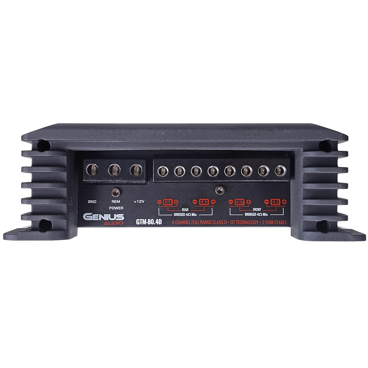 AMPLIFICADOR COMPACTO DIGITAL 4 CANALES SERIE GTM 1200 WMAX / 80