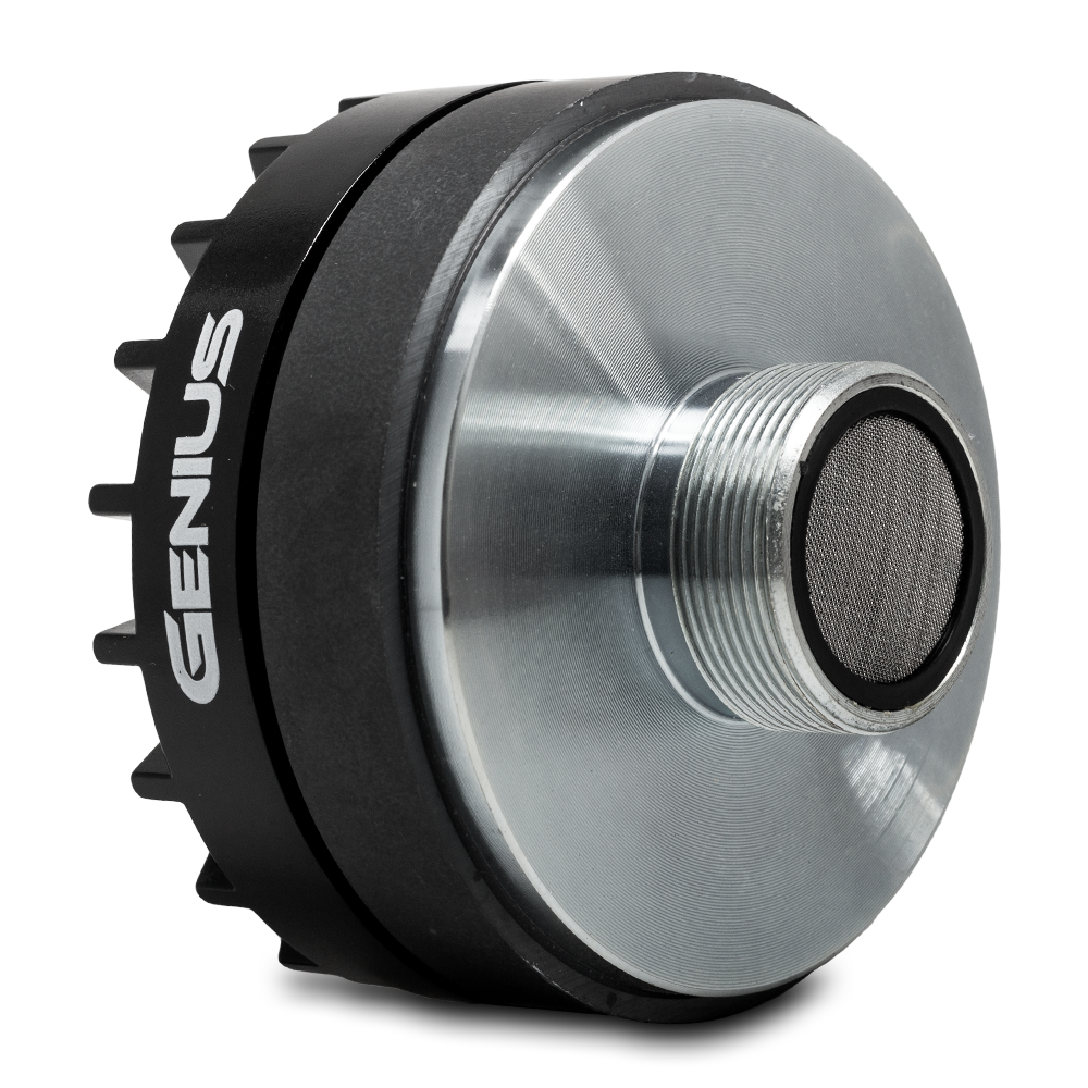CONTROLADOR DE COMPRESION PROFESIONAL CON DIAFRAGMA DE TITANIUM 1.35" BOBINA ENROSCABLE  150 WMAX MAGNETO FERRITA