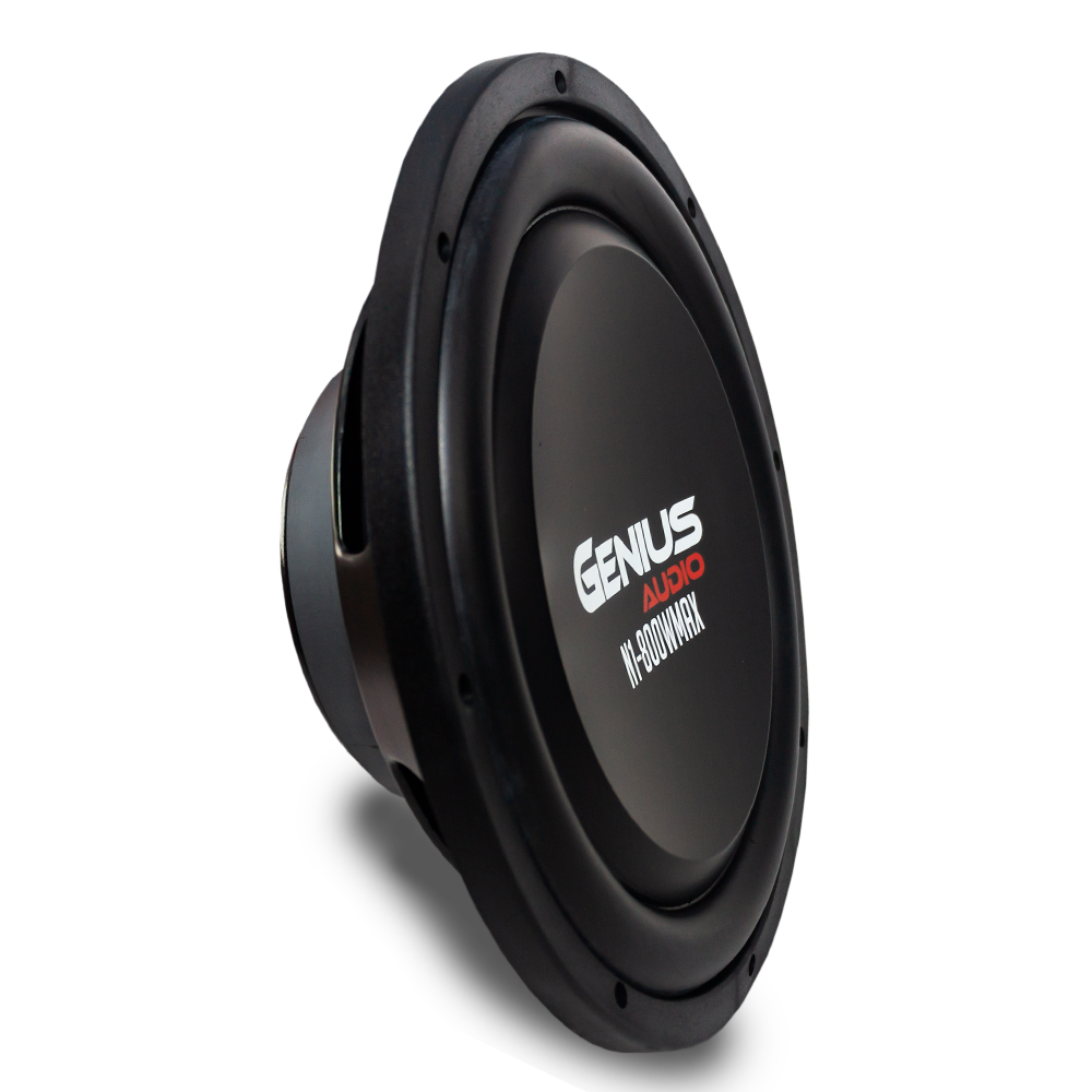 SUBWOOFER SLIM 12" SERIE NITRO 800 WMAX / 400 WRMS BOBINA DOBLE 2 OHM BOBINA DE ALAMBRE REDONDO DE COBRE