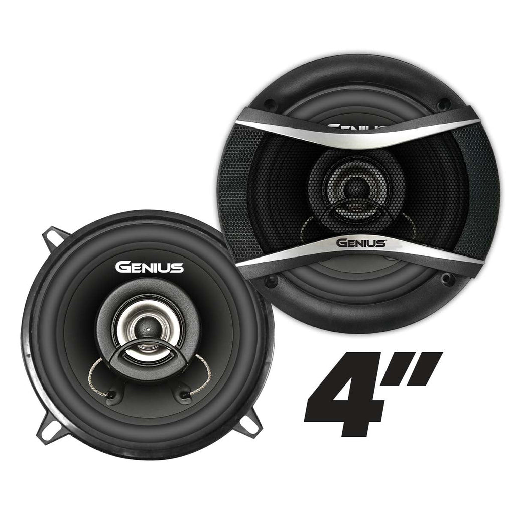 BOCINA COAXIAL 4" DE RANGO COMPLETO DE 2 VIAS 170 W MAX