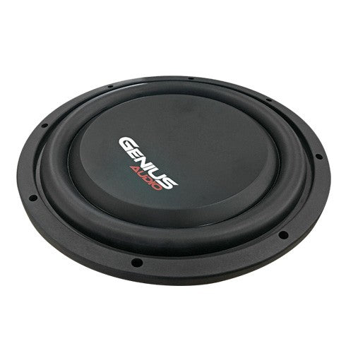 SUBWOOFER SLIM 10" SERIE NITRO 800 WMAX / 400 WRMS BOBINA DOBLE  4 OHM BOBINA DE ALAMBRE REDONDO DE COBRE