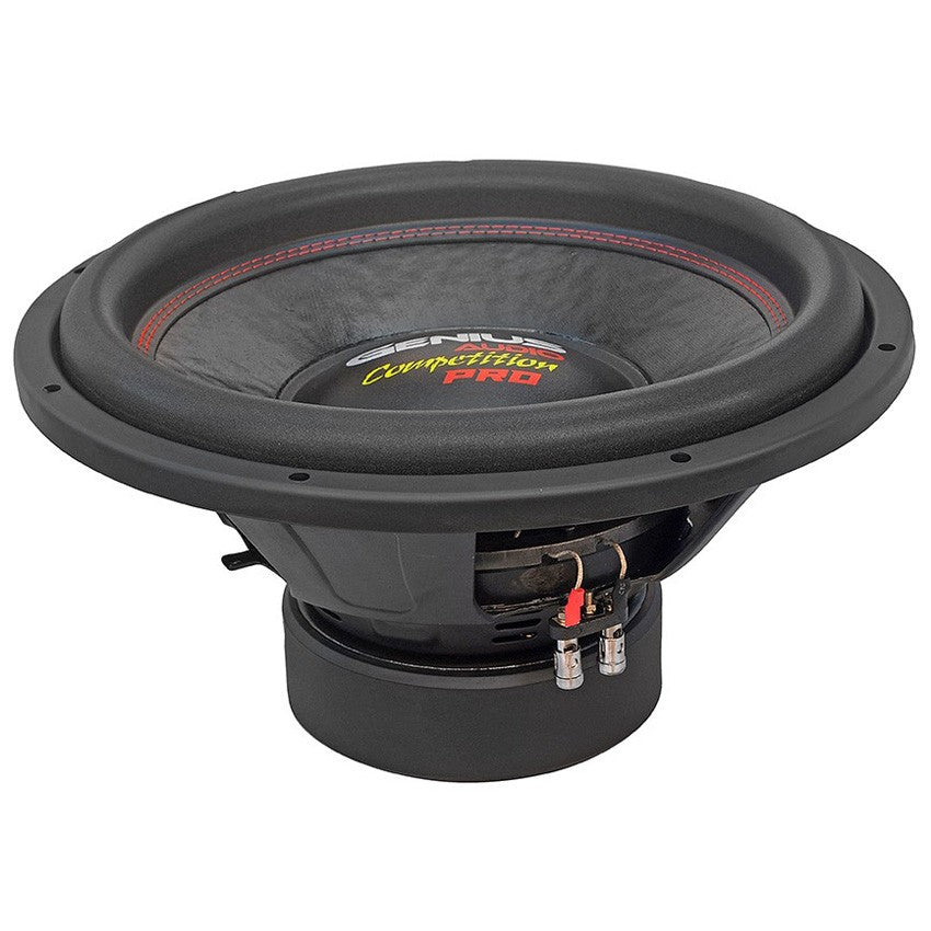 SUBWOOFER 15" SERIE COMPETITION 1400 WMAX / 700 WRMS DOBLE BOBINA 4 OHM BOBINA DE ALAMBRE REDONDO DE COBRE