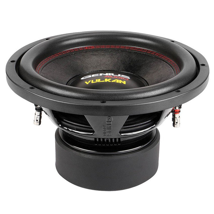 SUBWOOFER 12" SERIE VULKAN  2000 WMAX / 1000 WRMS DOBLE BOBINA 4 OHM BOBINA DE ALAMBRE REDONDO DE COBRE