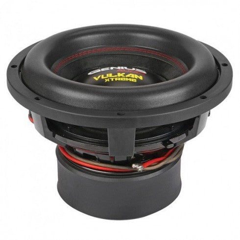 SUBWOOFER 12" SERIE VULKAN 3000 WMAX / 1500 WRMS DOBLE BOBINA 4 OHM BOBINA DE ALAMBRE REDONDO DE COBRE