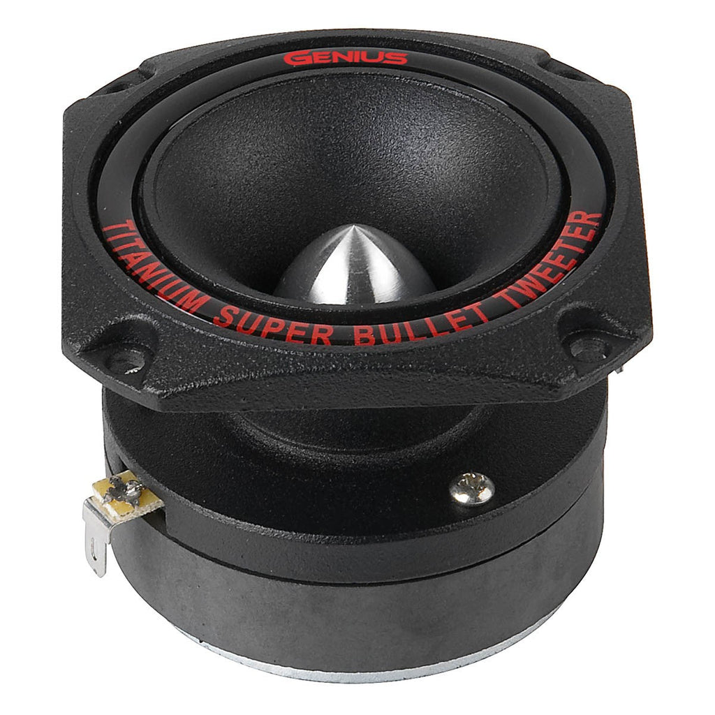 SUPER TWEETER CON BALA DE ALUMINIO DE ALTA COMPRESION DE 3" DIAMETRO DE MONTURA CON DIAFRAGMA DE TITANIO 1" BOBINA 150W MAX