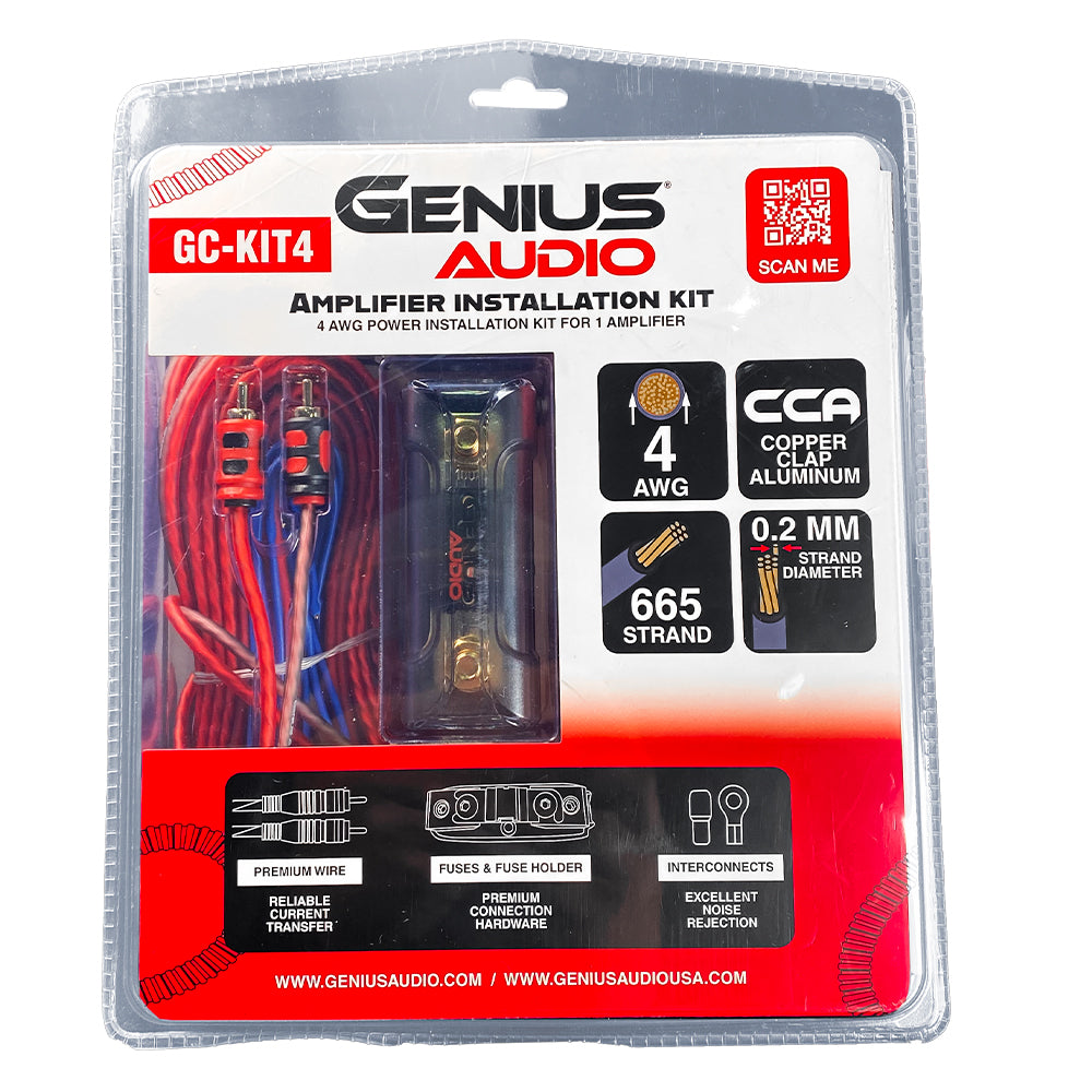 KIT  DE CABLEADO COMPLETO  PARA  INSTALACION 4GA OXIGEN FREE