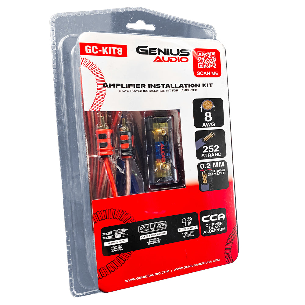 KIT  DE CABLEADO COMPLETO  PARA  INSTALACION 8GA OXIGEN FREE