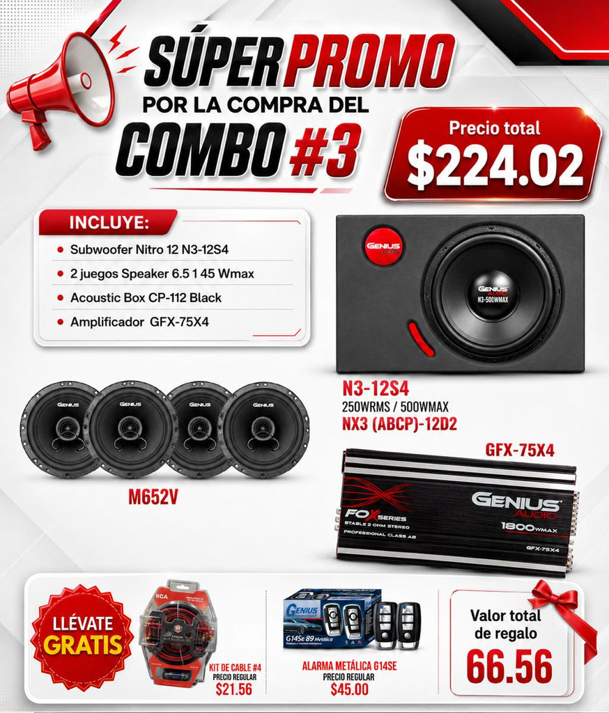 GRAN PROMO COMBO #3 - ¡Pon tu nave a sonar!