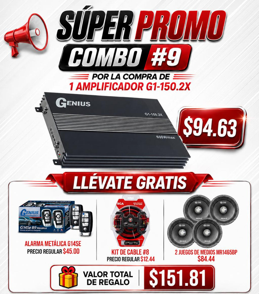 COMBO #9 -  G1-150.2X + 2 Juegos de Medios MR1465BP GRATIS