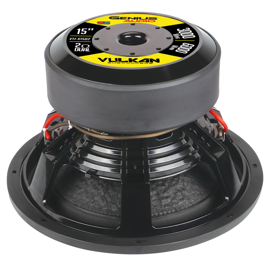 SUBWOOFER 12" VULKAN 6000WMAX / 3000 WRMS DOBLE BOBINA 2 OHM BOBINA DE ALUMINIO